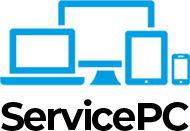 Logo de ServicePC, empresa de soporte técnico en Tijuana.